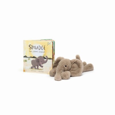 Jellycat Smudge the Littlest Elephant and Smudge Elephant Medium Australia | 293468UZG